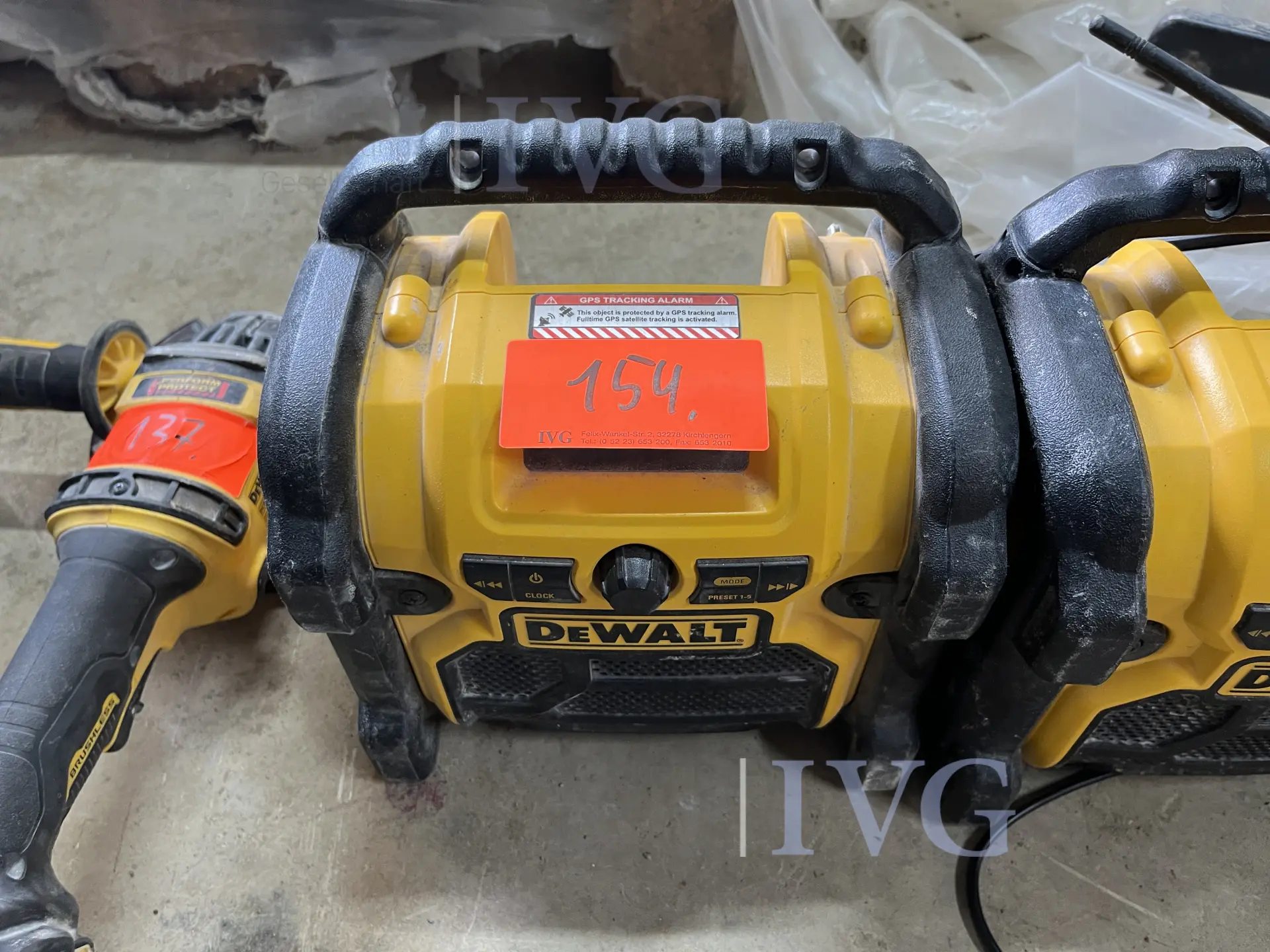 Akku-Baustellenradio DEWALT DCR019